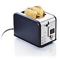 tostapane hi1000l nero e argento 880w 2 fessure led 6 livelli funzione bagel