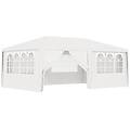 - gazebo professionale con pareti 4x6 m bianco 90 g /m²
