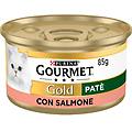 purina gold pat&egrave; umido gatto 85 gr salmone confezione da 24 pezzi cibo umido per gatti 1&deg;