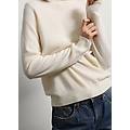 - maglione bianco in pura lana regular fit donna naturale taglia xs