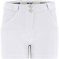 shorts push up wr. up skinny vita regular in jersey drill bianco donna extra large