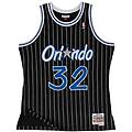 mitchell & ness. maglia nba orlando magic shaquille o'neal camicie senza maniche ritiro gratis
