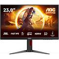 g4 24g4ha monitor pc 23. 8'' full hd led nero-rosso