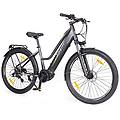 bicicletta elettrica da trekking c1 st 27 5 250w 522wh nera