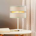lampada tavolo golden duo h 30 cm verde menta/oro