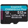 512gb microsdxc canvas go plus gen4 200r a2 u3 single pack w/o adp sdcg4/512gbsp