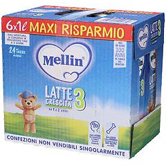 Mellin Latte 3 Liquido Crescita 6 Confezioni Da 1 Litro
