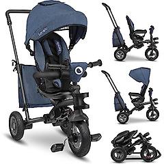 lionelo tris plus 2in1 bicicletta triciclo e passeggino pieghevole per bambini da 9 mesi fina a 25kg sedia