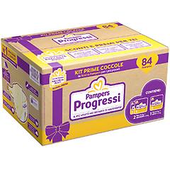 pampers progressi kit prime coccole 84 pannolini
