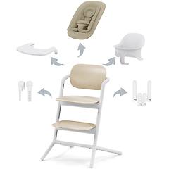 Cybex Gold Seggiolone Lemo 4 In 1 Sand White Sand White