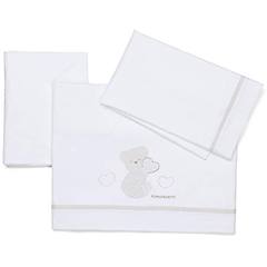 Foppapedretti Completo Lenzuolino Dolcecuore 100% Cotone Composto