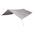 - telone da campeggio grigio/arancione 420x440 cm impermeabile