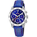 orologio cronografo bambino junior blu f20346/2