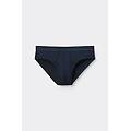 slip uomo in cotone superior con logo uomo blu taglia 5