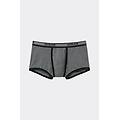 boxer in cotone superior con logo uomo nero taglia 5