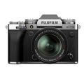 fujifilm x-t5 silver + xf 18-55 f/2. 8-4. 0 r lm nero garanzia centri di assist ufficiali in italia