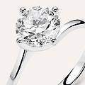 anello solitario valentino firmamenti oro bianco diamante collezione firmamenti misura 54 oro