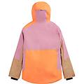 seen w giacca da sci donna orange/rose/brown l