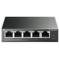 switch di rete 5 porte gigabit easy smart poe+ black tl sg105pe gigabit (1000base-tx)