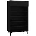 - scarpiera nera 60x35x105 cm in legno multistrato