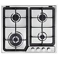 if 46 pro n acciaio inossidabile da incasso 60 cm gas 4 fornello(i)