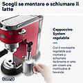 dedica ec685. r macchina da caff&egrave; manuale-rosso