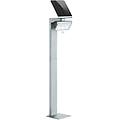 lampada solare x solar con rilevatore gl-s 19x19 5x118 cm argento