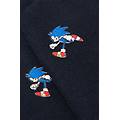 calze lunghe in cotone stampa sonic uomo blu taglia 44-45