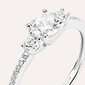 anello trilogy silver elegance argento rodiato cubic zirconia collezione silver elegance misura 56