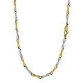 collana uomo oro giallo bianco gl101092