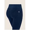 pantaloni n. o. w. 7/8 superskinny in jersey tencel dark jeans-seams on tone donna small
