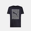 t-shirt da uomo nero