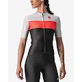 maglia aero pro rosso corsa manica corta nero rosa brillante bianco donna l