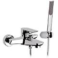 miscelatore monocomando infinity i 02 per vasca esterno con flessibile cm 150 e doccetta con getti