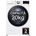 f0p3020tswc lavatrice capacità xl 20kg ai dd serie p3 classe b 1000 giri turbowash 360 vapore