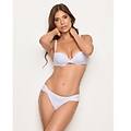 costume da donna slip regolare textured / bianco ottico / 3 bianco ottico