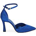 décolleté blu glitter tacco 9 5cm