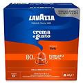 80 capsule crema e gusto forte compatibili nespresso int 13 alluminio