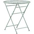 - tavolo da giardino pieghevole in metallo verde 70 cm trento