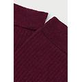 calzini a costine glitter donna bordeaux tu
