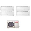 climatizzatore condizionatore quadri split inverter alys r-32 9000+9000+9000+9000 btu con quadri 110