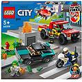 City Polizia Di Lego E Inseguimento Dei Vigili Del Fuoco