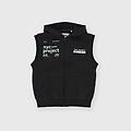 gilet aperto in jersey pesante con cappuccio da bambino grigio taglia 36m