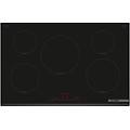 serie 6 piv831hb1e piano cottura a induzione nero da incasso 80cm 5 zone