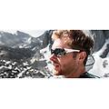 slice polarized sunglasses argento smoke / all-conditions red / clear/cat3