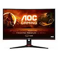c27g2ze/bk 27 led full hd curvo 0. 5ms 240 hz freesync premium hdmi displayport nero rosso