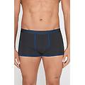 boxer in cotone organico con bordi a contrasto e logo uomo blu tama&ntilde;o s