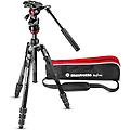 befree live twist treppiede video da viaggio in alluminio con chiusure twist treppiede per