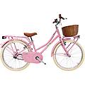 bici da bambina dolce vita by roma 24 1v con cesto rosa
