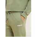pantaloni sportivi in cotone a gamba dritta hedge green uomo extra large